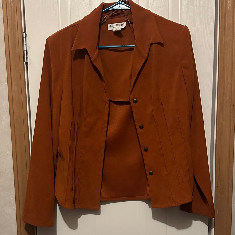 Miss Dorby Women's Rust Blazer